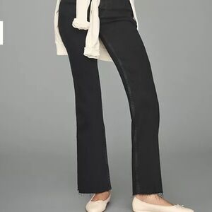 The Yaya Mid-Rise Crop Flare Jeans by Pilcro sz 27